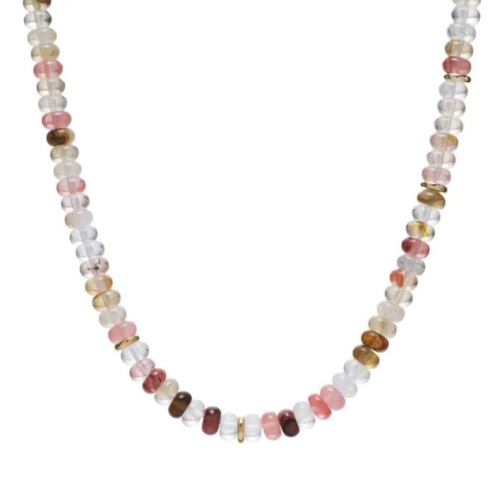 Mayamar classic Quartz Multi-Color Beaded Necklace‎